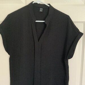 Black V-Neck Shirt